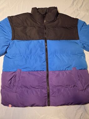 Lego Multicolor Geometric Print Puffer Jacket